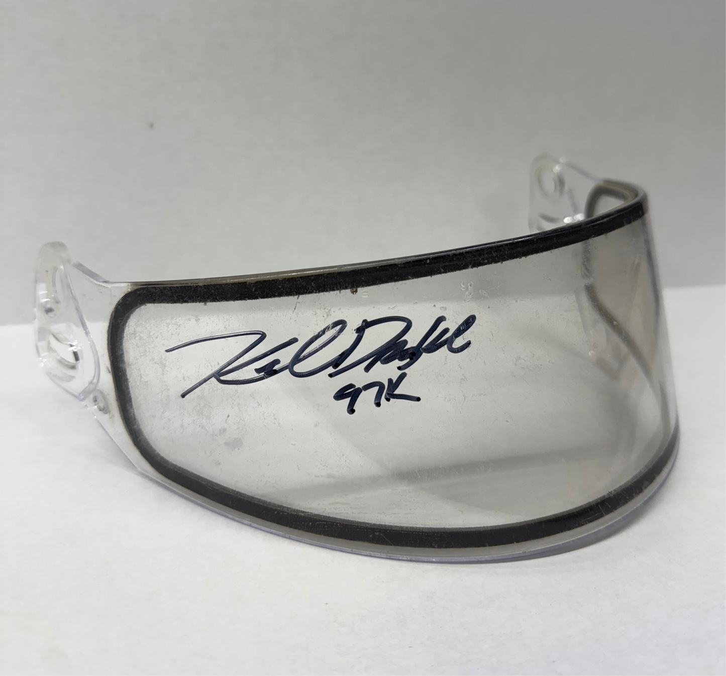 KD Race-Worn Visor Signed