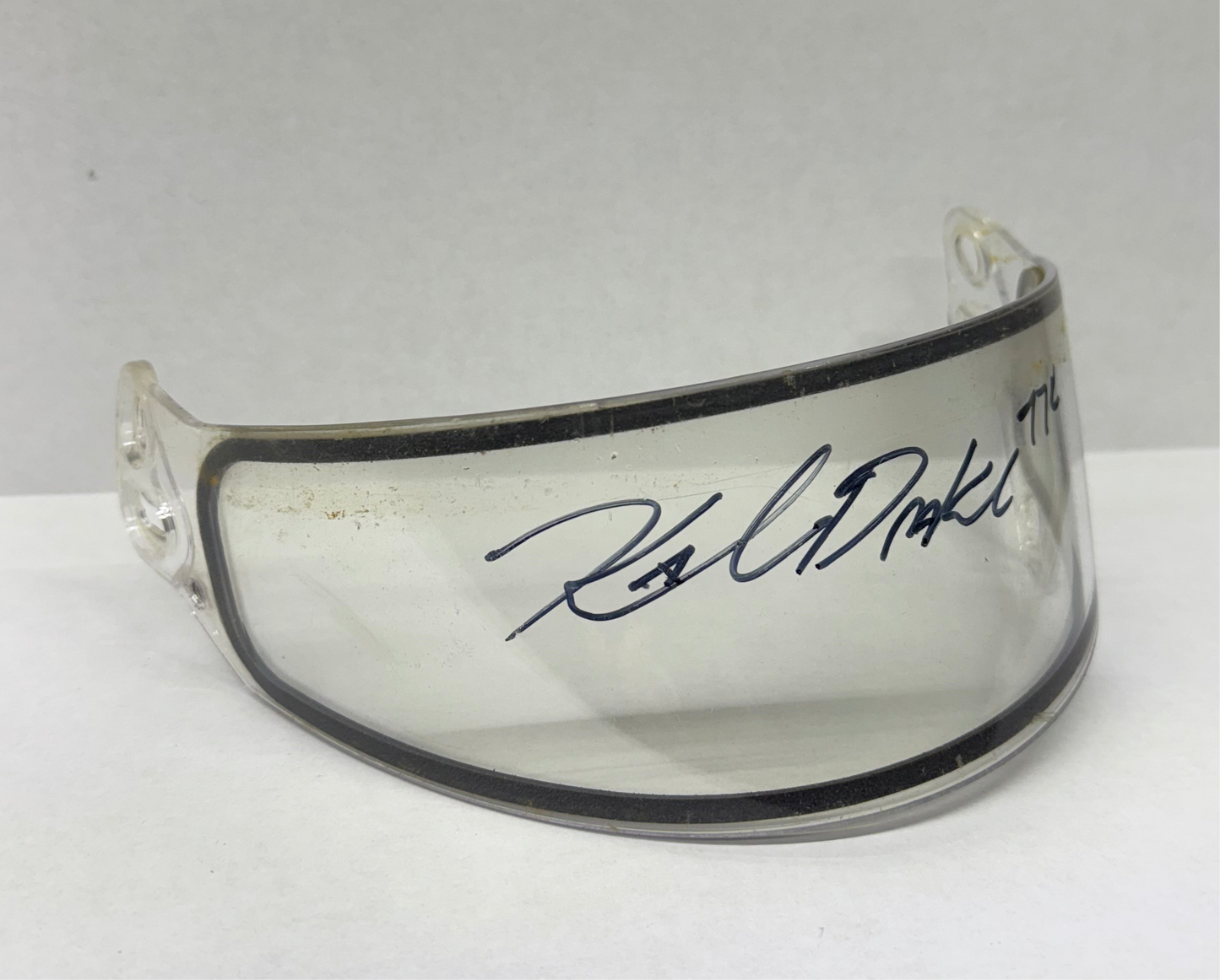 KD Race-Worn Visor Signed