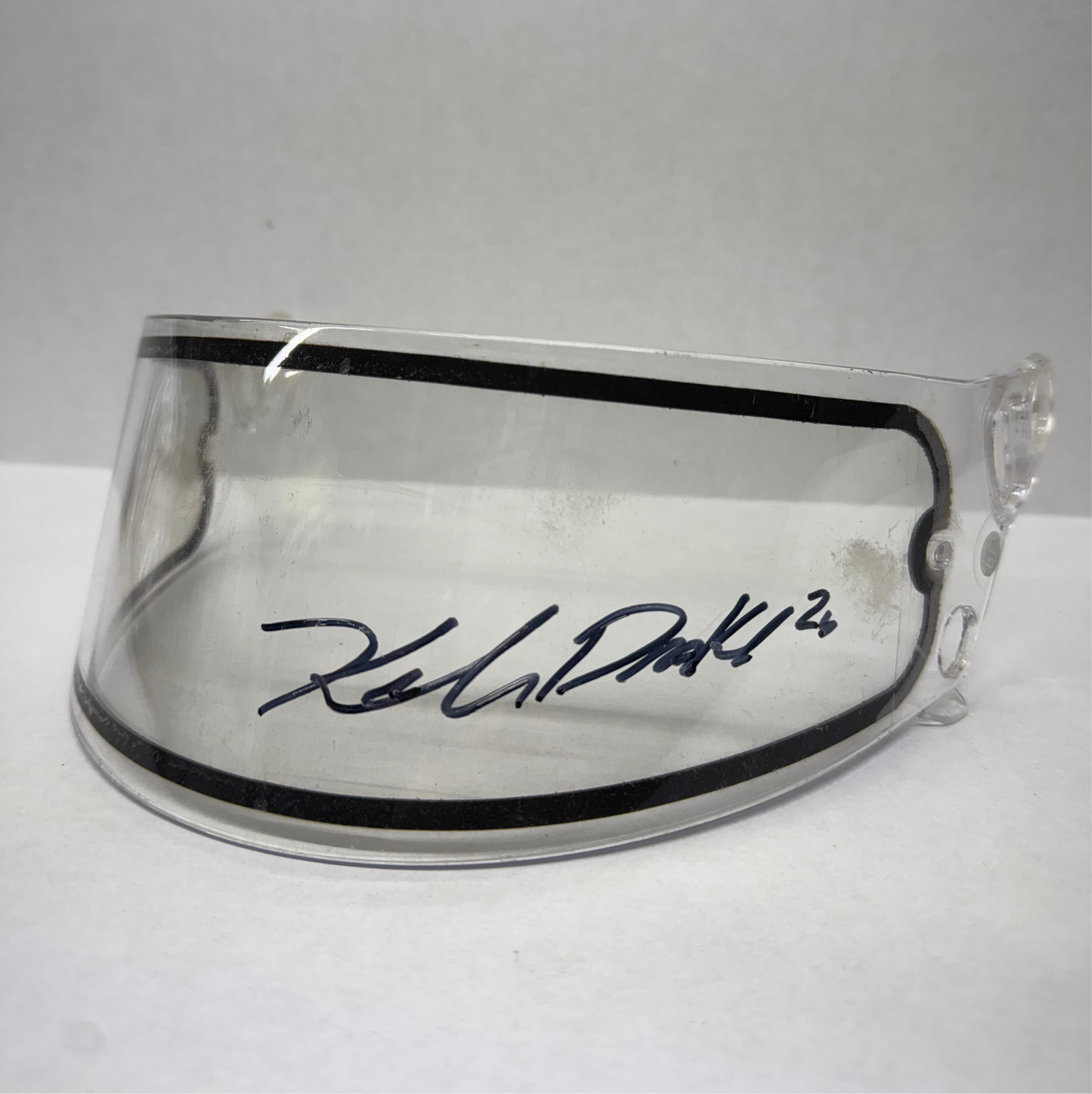 KD Race-Worn Visor Signed