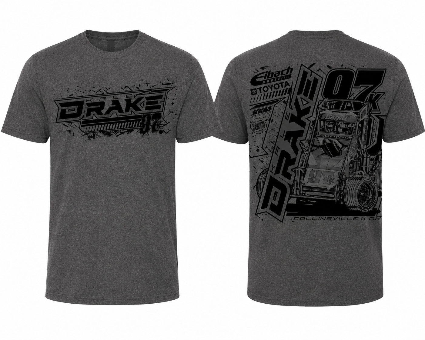 KD 97K T-Shirt with Black Design