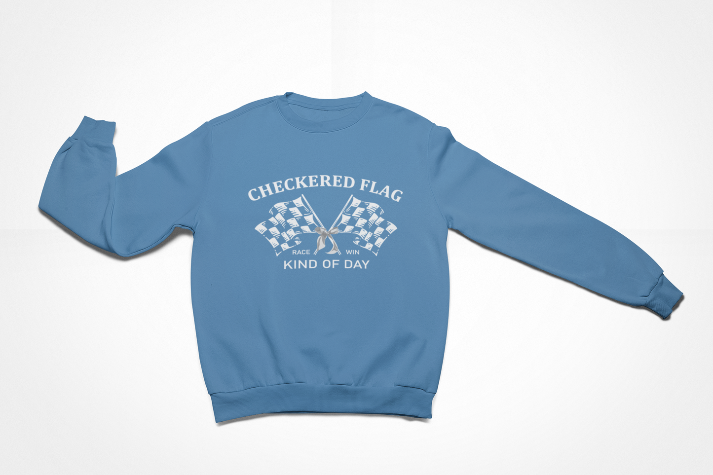 Checkered Flag Kinda Day Crewneck