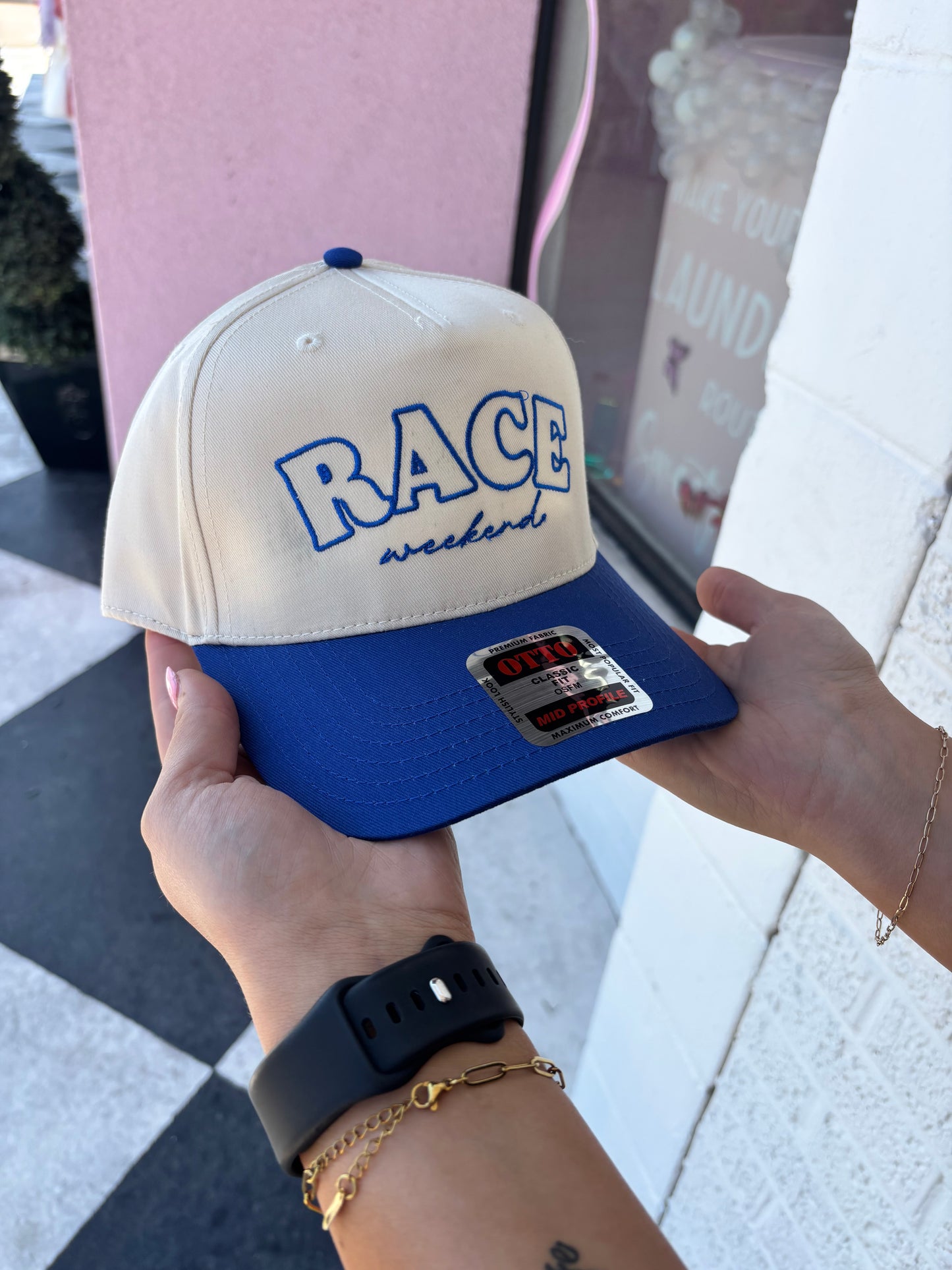 RACE WEEKEND TRUCKER HAT