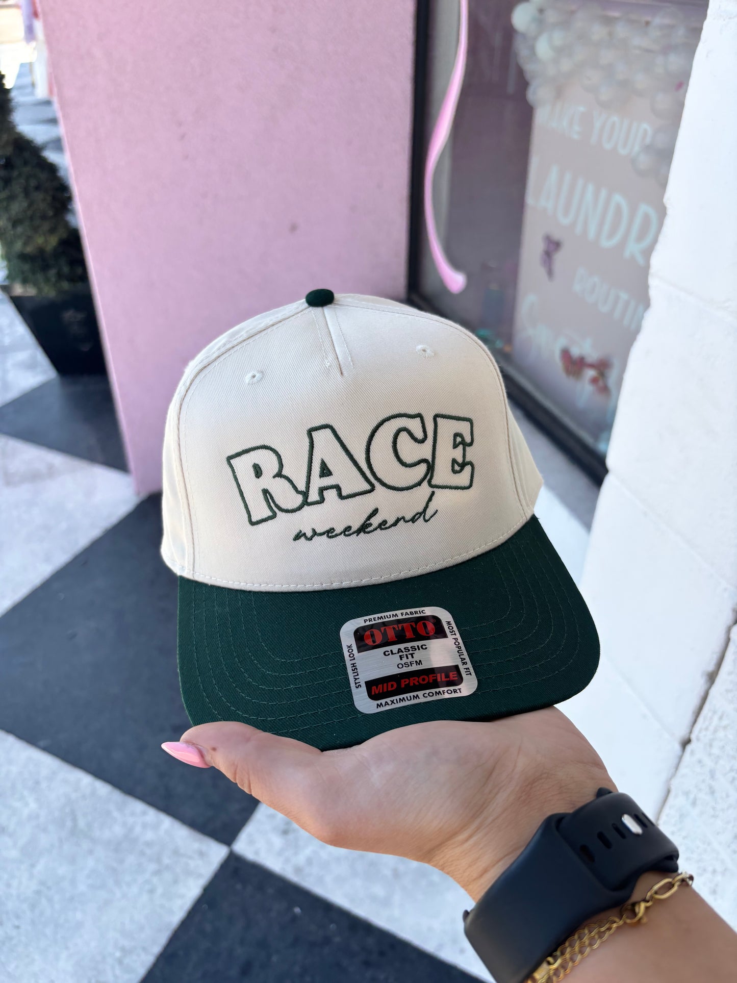 RACE WEEKEND TRUCKER HAT