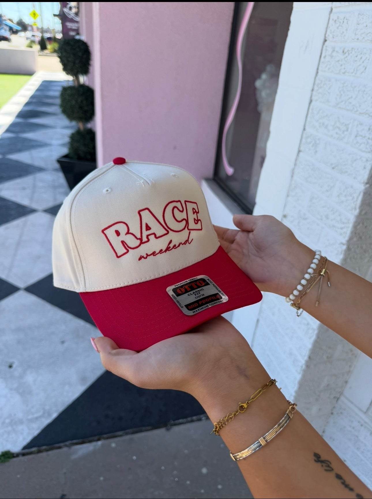 RACE WEEKEND TRUCKER HAT
