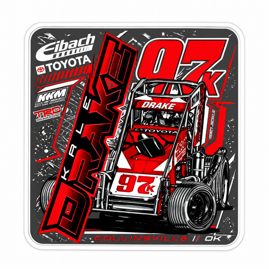 97K Car Decal
