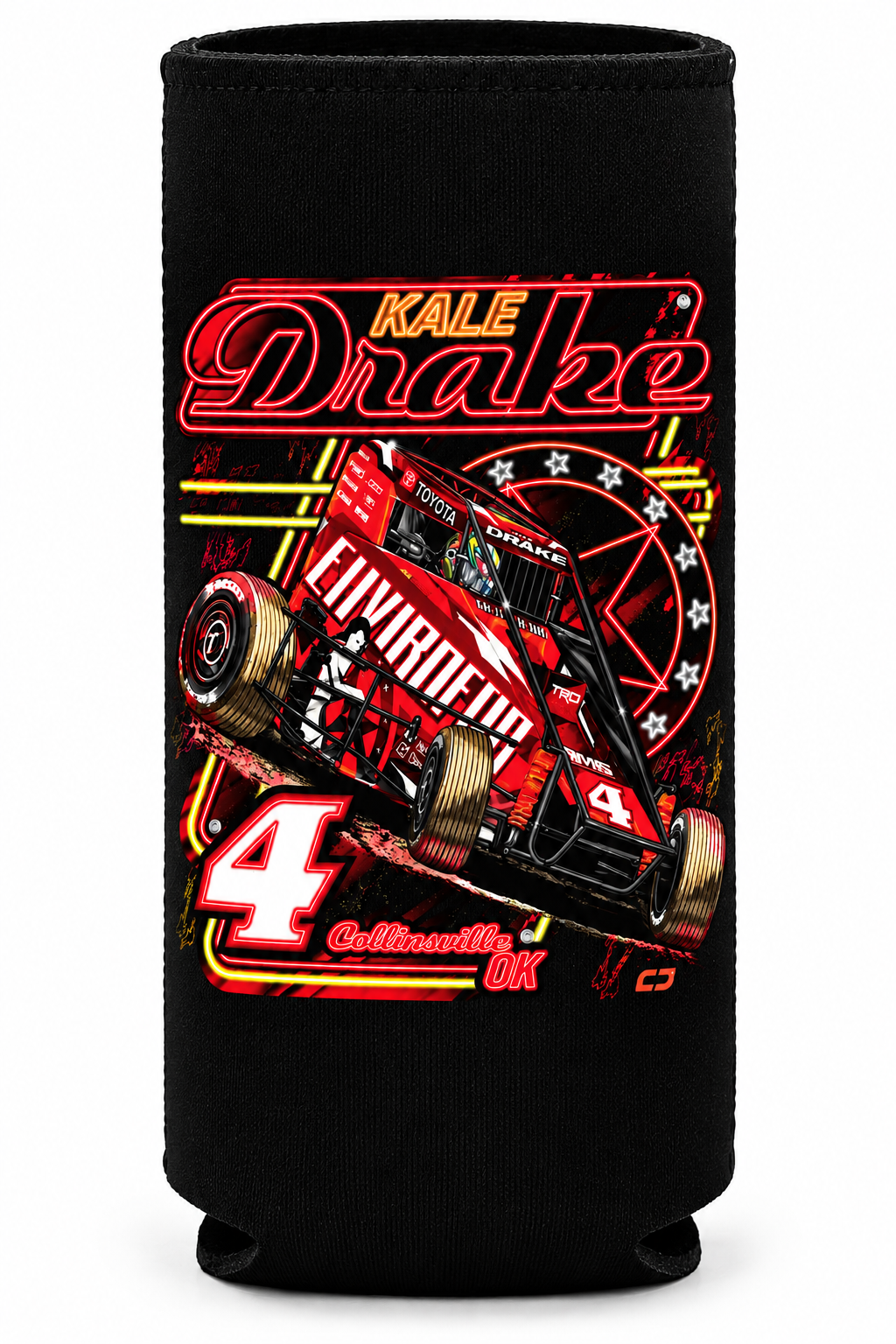 Neon Nights Design Koozie