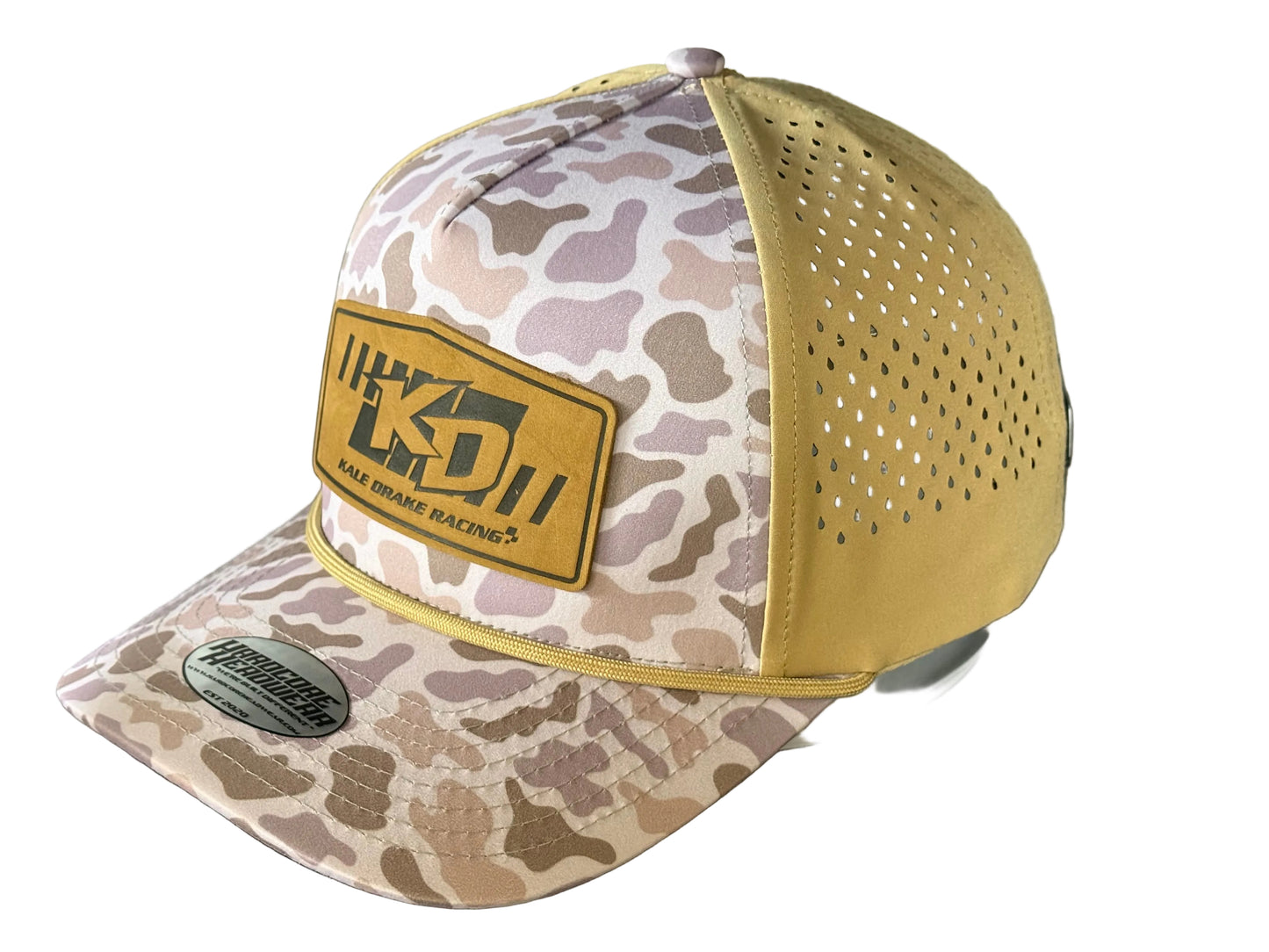KD x HCH HATS BROWN LEATHER PATCH