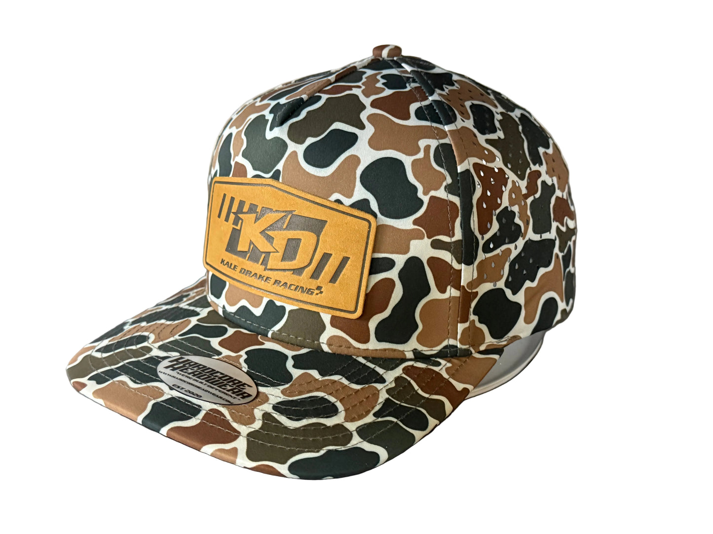 KD x HCH HATS BROWN LEATHER PATCH
